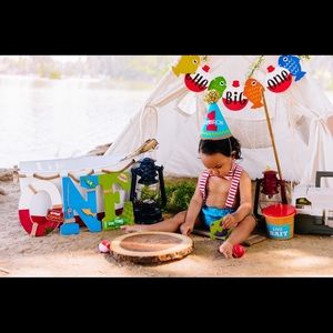 1st Birthday O’Fishally One Smash Cake outfit